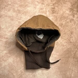 Vintage 90s Berco Work Apparel Insulated Outdoor Hat Canvas Hood Adjustable